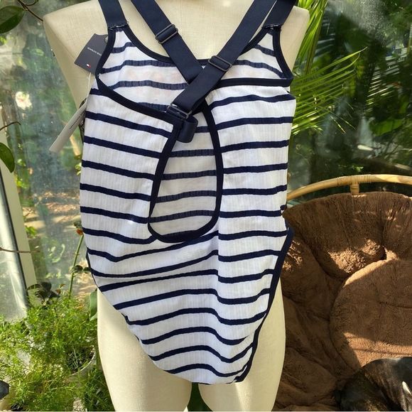 NWT Tommy Hilfiger UO Exclusive Striped Seamless Bodysuit M - Picture 7 of 11